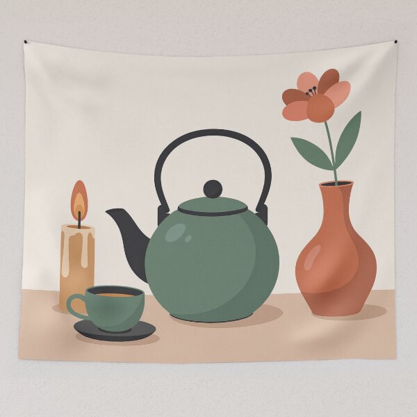 Item preview, Self Care Tea Candle Art   designed and sold by TrendMorphic.