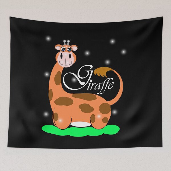 Artikelvorschau, entzückende Giraffe entworfen und verkauft von Shirley cute art .