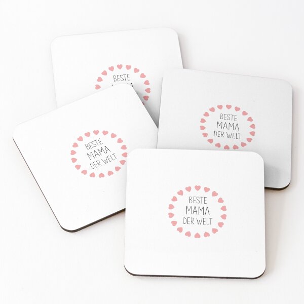 Artikelvorschau, Beste Mama der Welt – Cute Heart Mothers Day Gift Design entworfen und verkauft von klebtgut.