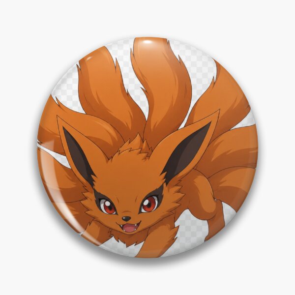 Item preview, Cute Nine Tailed Fox Anime | Kyuubi Chibi Naruto Style | Adorable Kurama Sticker designed and sold by ZenOtaku Lab.