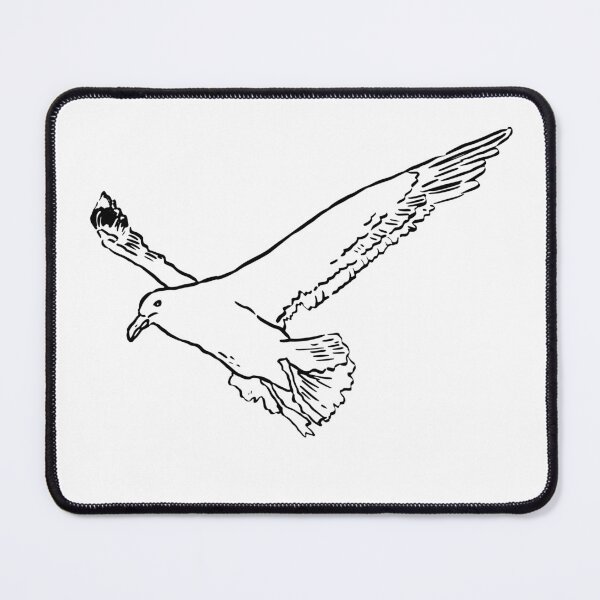 Item preview, Cute Seagull Line Art designed and sold by SeagullArt.