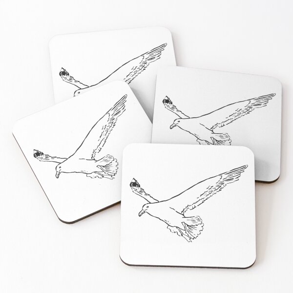 Item preview, Cute Seagull Line Art designed and sold by SeagullArt.