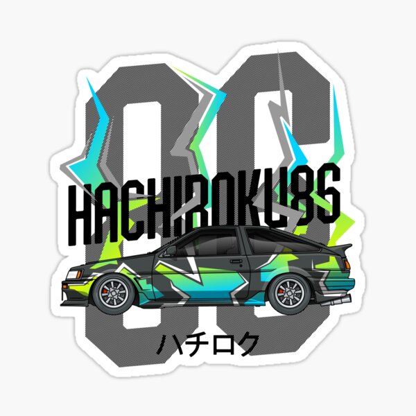 Hachiroku86 AE86 Sticker