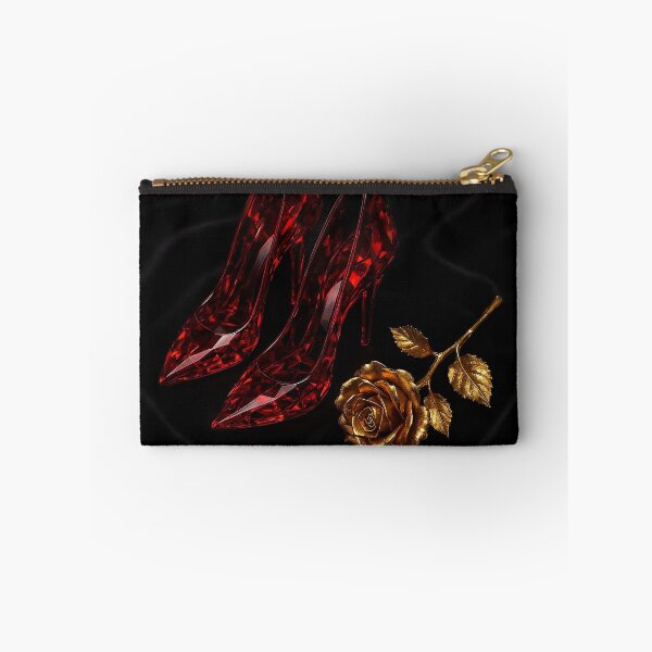 Item preview, Ruby Crystal Heels and Golden Rose designed and sold by DarkLuxuryArt.