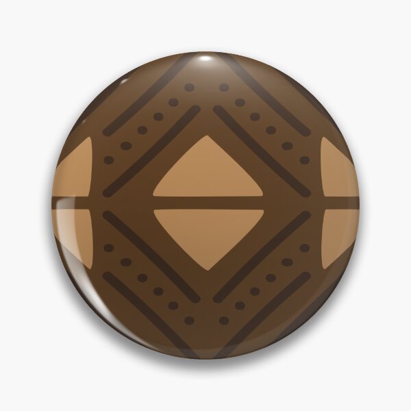 Item preview, Traditional Bogolan Pattern from Mali - Chic Ethnic Art designed and sold by Wolagno.