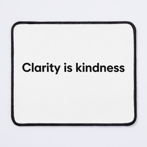 Item preview, Clarity Is Kindness Quote | Minimalist Motivational Typography Design designed and sold by Trendymindvibes.