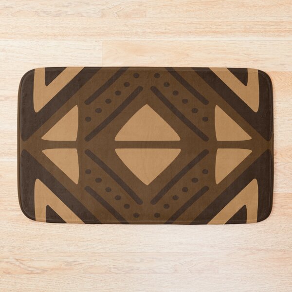 Item preview, Traditional Bogolan Pattern from Mali - Chic Ethnic Art designed and sold by Wolagno.