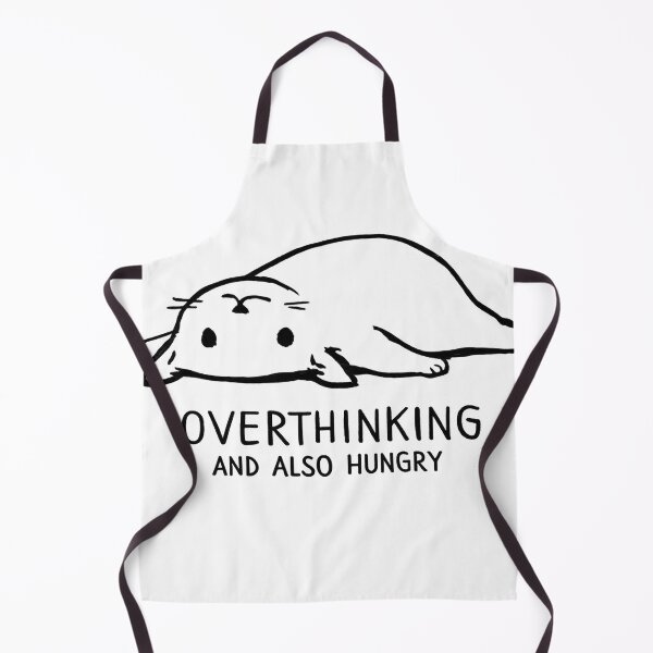 Artikelvorschau, Funny Lazy Cat Overthinking Meme – Cute Hungry Cat Cartoon entworfen und verkauft von Mavriboy.