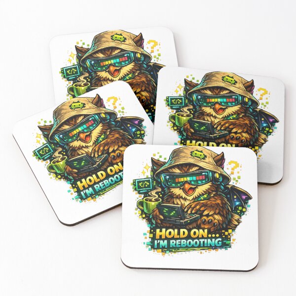 Item preview, Gamer Owl - Hold On... I'm Rebooting designed and sold by ForestCuties.