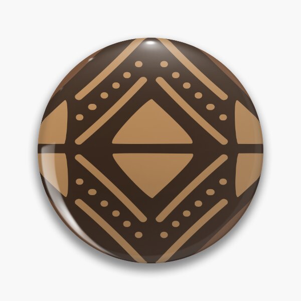 Item preview, Traditional Bogolan Pattern from Mali - Chic Ethnic Art designed and sold by Wolagno.