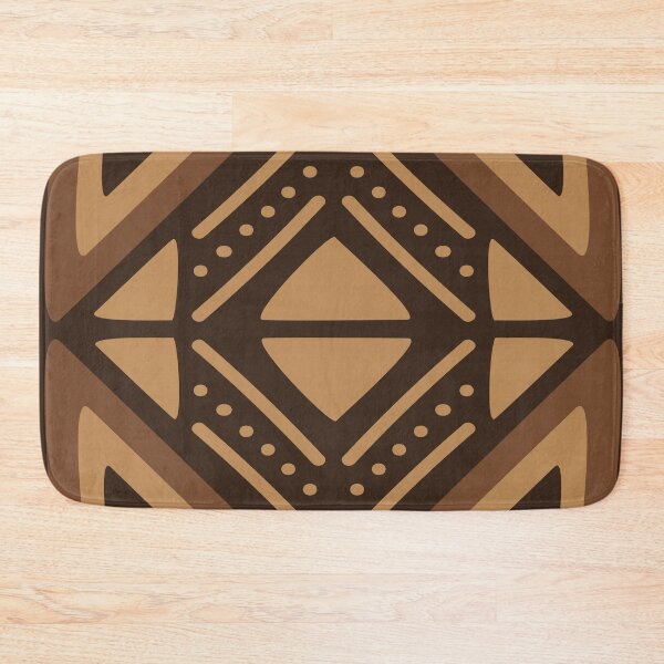 Item preview, Traditional Bogolan Pattern from Mali - Chic Ethnic Art designed and sold by Wolagno.