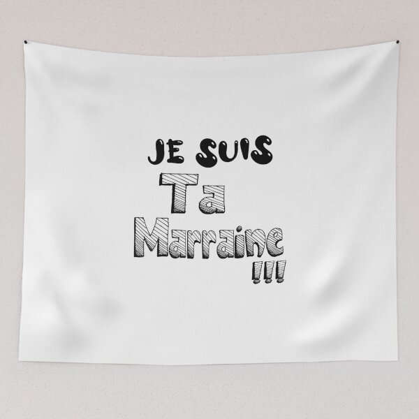 Aperçu de l'œuvre Je suis Ta Marraine Ta Marraine Unique créée et vendue par Palou54.