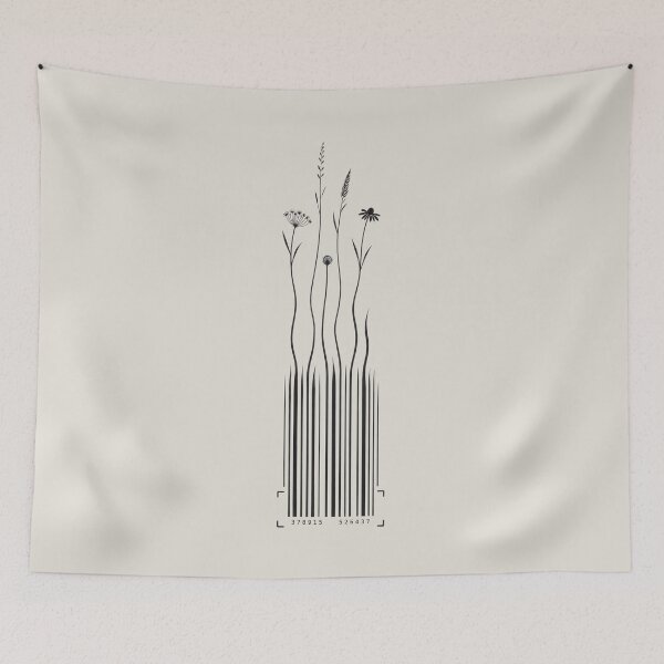 Item preview, Barcode Garden Botanical Line Art designed and sold by Ombrya.