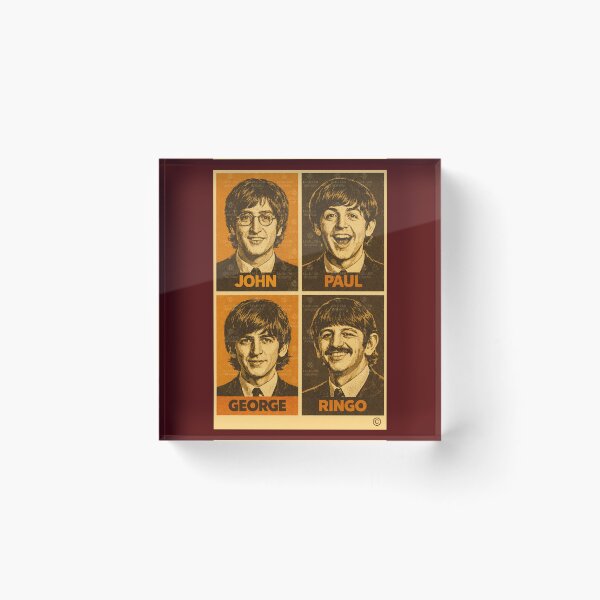 Item preview, Happy Beatles Vintage Image  designed and sold by LuluLeb.