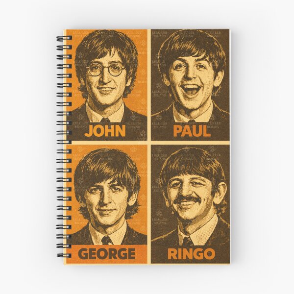 Item preview, Happy Beatles Vintage Image  designed and sold by LuluLeb.