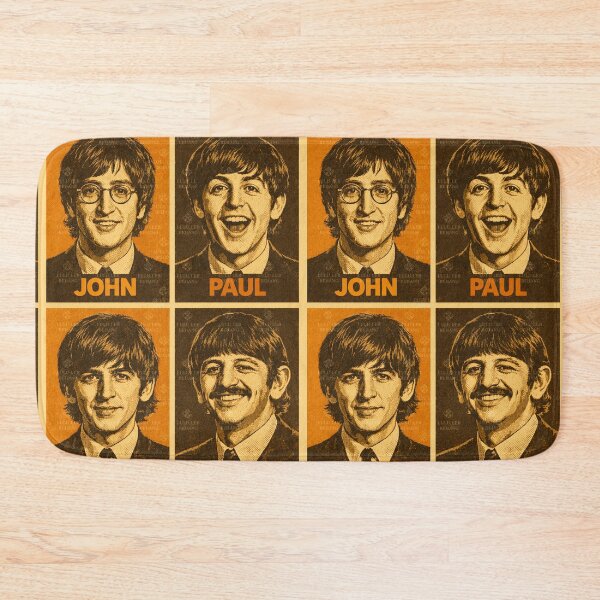 Item preview, Happy Beatles Vintage Image  designed and sold by LuluLeb.