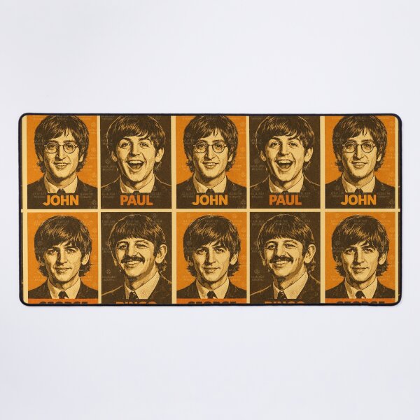 Item preview, Happy Beatles Vintage Image  designed and sold by LuluLeb.