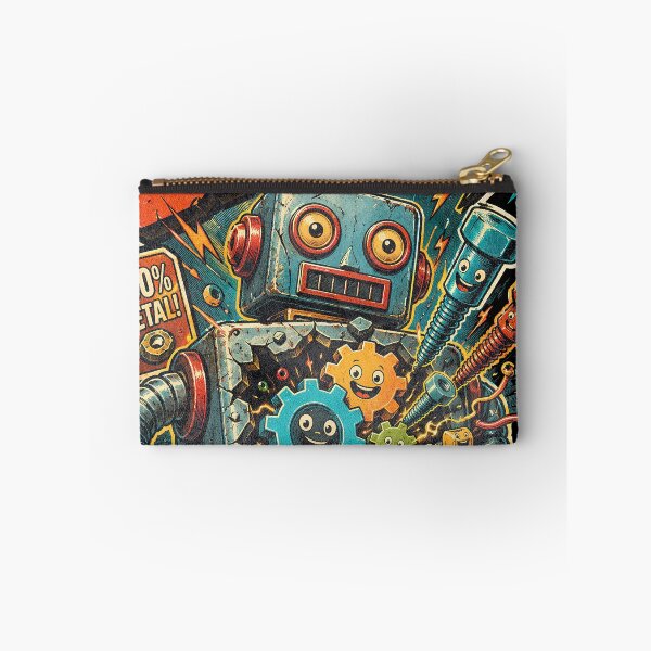Item preview, Cyber Crunch Colorful Vintage Mecha Art designed and sold by Highwayman1975.