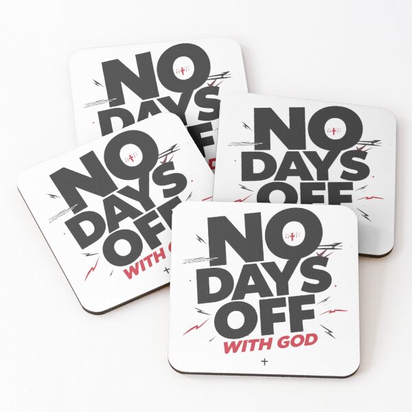 Item preview, No Days Off With God | Christian Fitness Motivation Discipline Design designed and sold by guchieworldcollection.