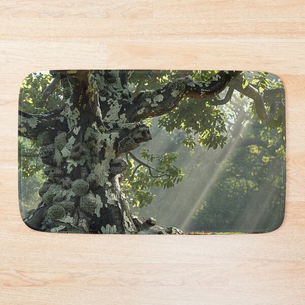 Item preview, an ancient oak tree standing proudly in the heart of a lush public park. designed and sold by CheerForGoods.