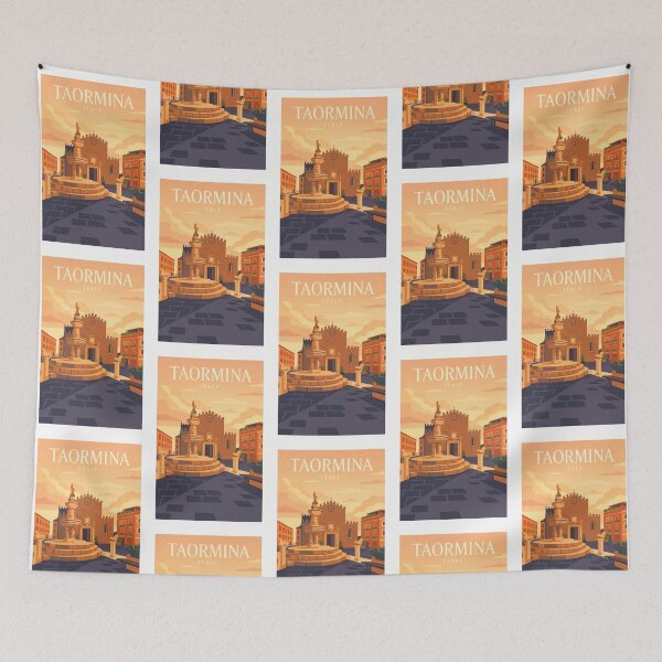 Item preview, Taormina Twilight: Sicilian Piazza Dream designed and sold by Beyond Destinations.