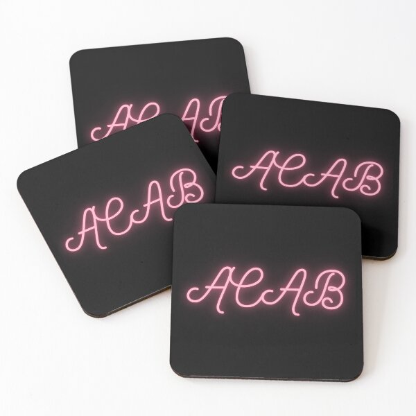 Item preview, Pink Fancy Glowing ACAB on Black designed and sold by AnimaliaStar.
