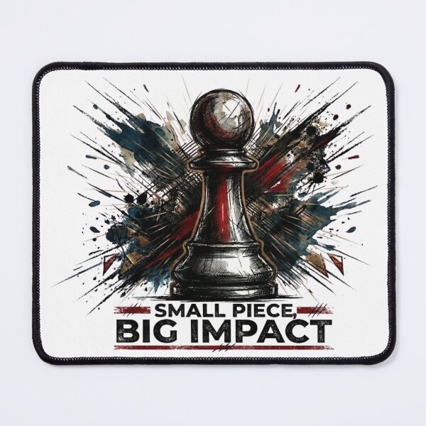 Item preview, Small Piece, Big Impact | Chess Pawn Grunge Streetwear designed and sold by DandoLaTalla.