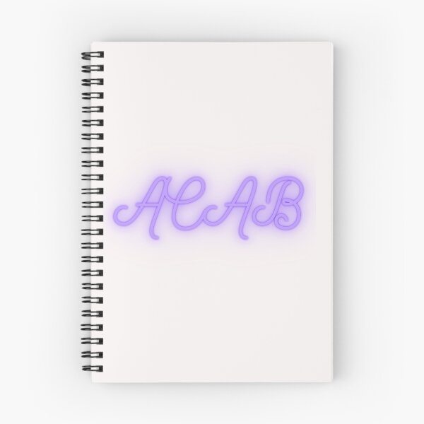 Item preview, Purple Fancy Glowing ACAB on White designed and sold by AnimaliaStar.