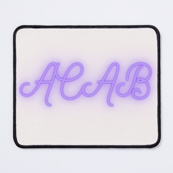 Item preview, Purple Fancy Glowing ACAB on White designed and sold by AnimaliaStar.