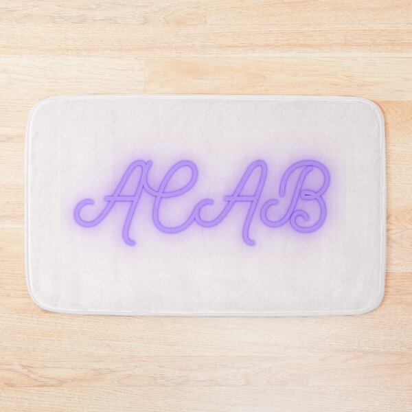 Item preview, Purple Fancy Glowing ACAB on White designed and sold by AnimaliaStar.