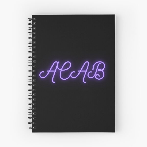 Item preview, Purple Fancy Glowing ACAB on Black designed and sold by AnimaliaStar.