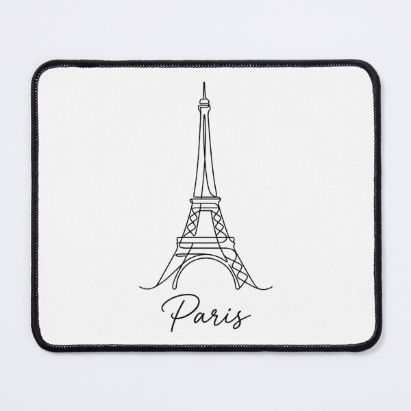 Item preview, Paris Eiffel Tower - Minimalist Continuous One Line Art designed and sold by TheCuriousPawn.