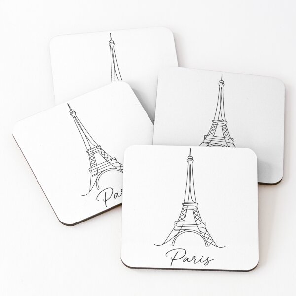 Item preview, Paris Eiffel Tower - Minimalist Continuous One Line Art designed and sold by TheCuriousPawn.
