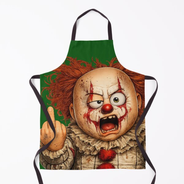 Item preview, Cute Horror Cartoon with clown – Dark Humor Parody Character, Spooky Halloween Design, Funny Scary Gift - Chimou designed and sold by WotanArt.