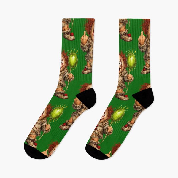 Item preview, Cute Horror Cartoon with clown – Dark Humor Parody Character, Spooky Halloween Design, Funny Scary Gift - Chimou designed and sold by WotanArt.