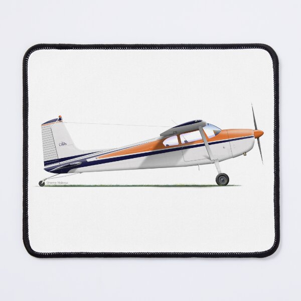 Item preview, CESSNA 180D SKYWAGON designed and sold by Grubby Fingers Aircraft Illustration.