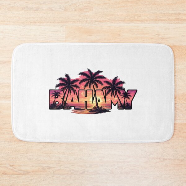 Item preview, Tropical Sunset with Palm Trees designed and sold by Les-Ink-Studio.