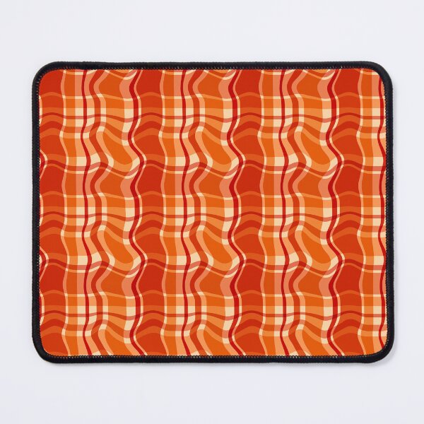 Item preview, Orange retro plaid pattern, distorted background image designed and sold by Aikesout.