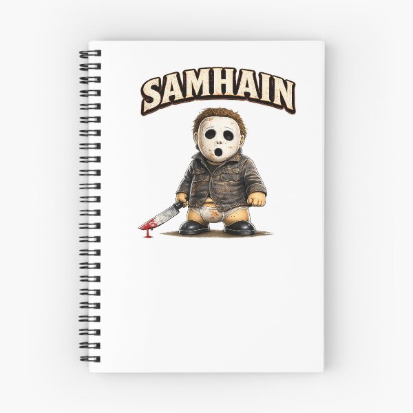 Item preview, Cute Horror Cartoon with knife – Dark Humor Parody Character, Spooky Halloween Design, Funny Scary Gift - Chimou designed and sold by WotanArt.
