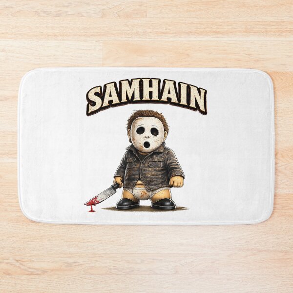 Item preview, Cute Horror Cartoon with knife – Dark Humor Parody Character, Spooky Halloween Design, Funny Scary Gift - Chimou designed and sold by WotanArt.