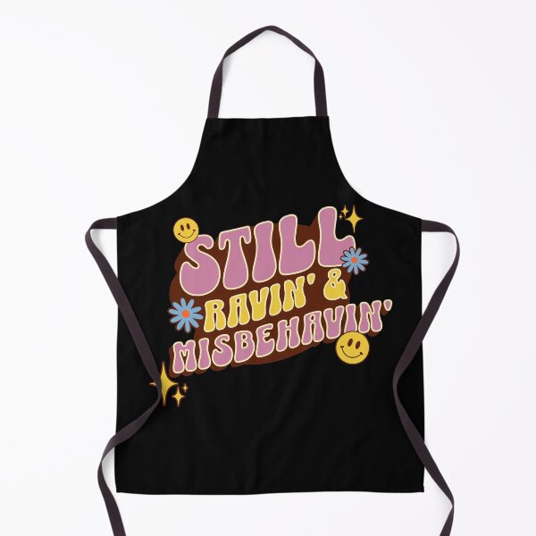 Item preview, Still Ravin and Misbehavin retro groovy smiley design designed and sold by BloomAndBizarre.