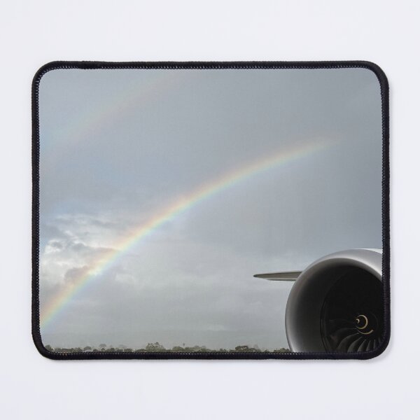 Item preview, Rainbow Over the Runway ✈️ designed and sold by aeropeep.