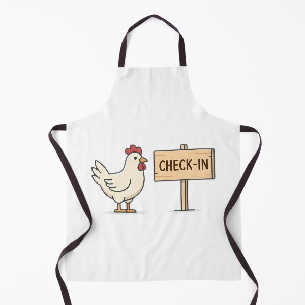 Item preview, Chicken Check-In Funny Travel Pun designed and sold by Ar0undTheW0rld.