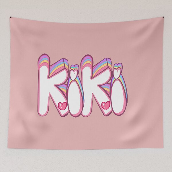 Item preview, Kiki popular girls first name in white. Personalized personalised custom KiKi designed and sold by Artonmytee.