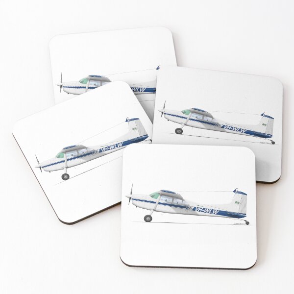 Item preview, CESSNA 185 SKYWAGON designed and sold by Grubby Fingers Aircraft Illustration.