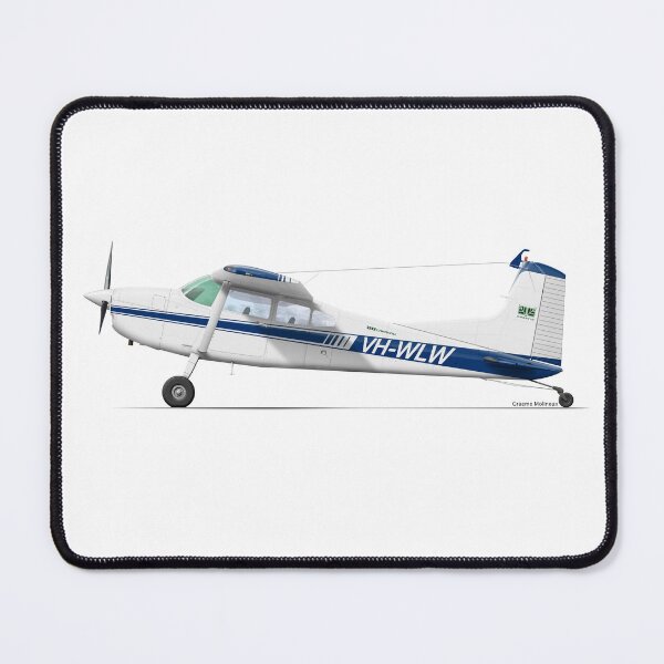 Item preview, CESSNA 185 SKYWAGON designed and sold by Grubby Fingers Aircraft Illustration.