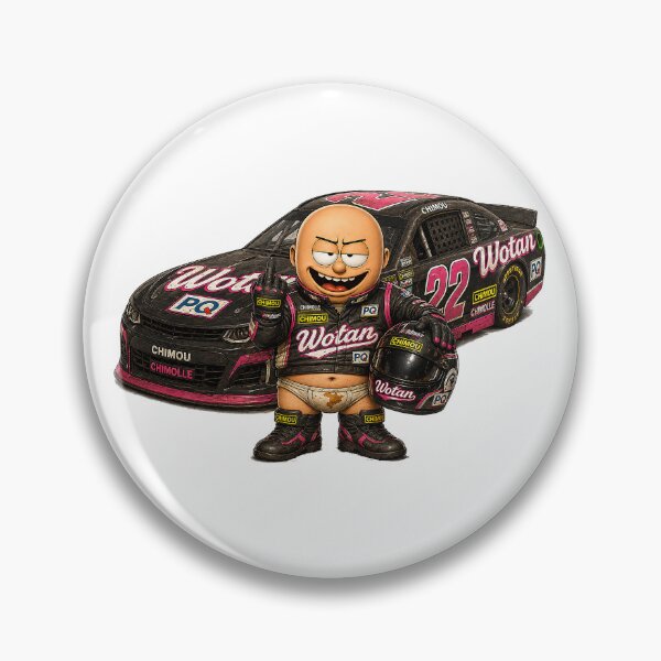 Item preview, Funny Nascar driver Cartoon – Nascar Humor Design, Chimou Character, Perfect Gift for Nascar Fans designed and sold by WotanArt.
