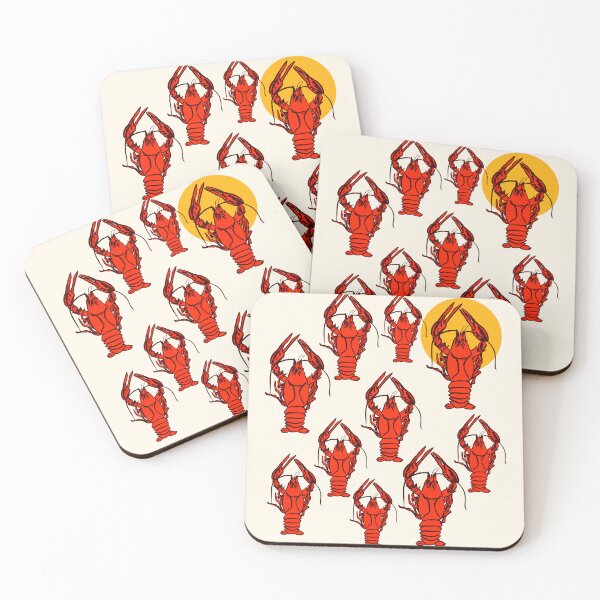 Item preview, Crawfish Sunset Coastal Retro Seafood Aesthetic designed and sold by MaiZephyr.