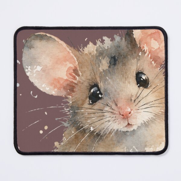 Item preview, Hand-Painted Mouse – Imperfect Watercolor Charm designed and sold by Adela80.