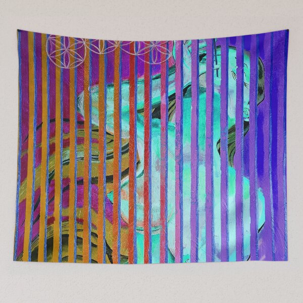 Item preview, Breathing Consciousness: The Flower of Life - Night Colour Palette designed and sold by Dominika Brodowska.
